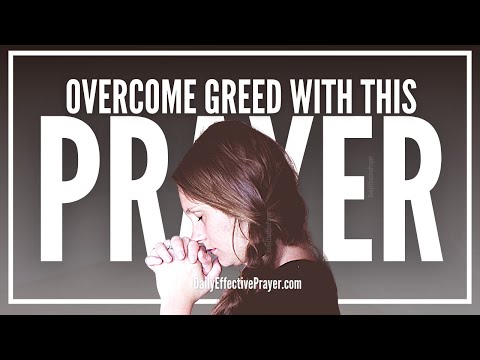 Prayer Against Greed