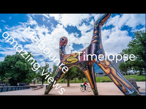 Deborah Halpern’s Angel 1988 and Amazing views over the Yarra River 4K