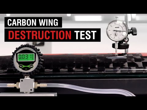 How Much Downforce Can A Hand-Laminated Carbon Wing Take?