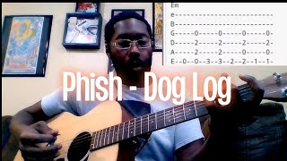 Phish - Dog Log Guitar Lesson + Tutorial