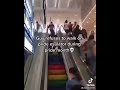 Guy refuses to walk on pride eculator
