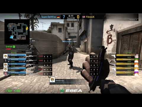 ESEA Season 34: EU Open - Team DeftFox vs FibreUK
