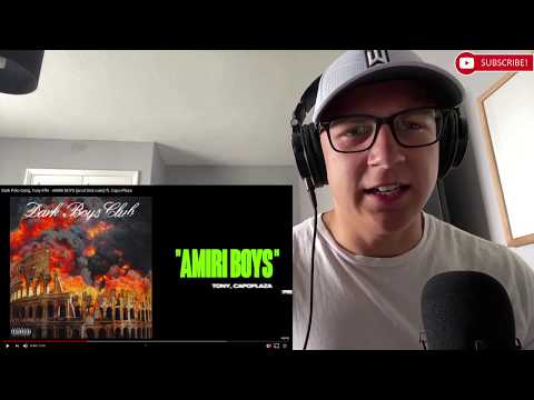 English reaction to Italian rap! Dark Polo Gang, Tony Effe - AMIRI BOYS ft. Capo Plaza