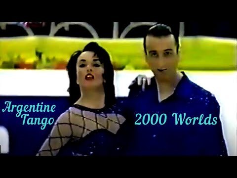 2000 World Figure Skating Championships. Compulsory Dance. Argentine Tango. 28.03.2000