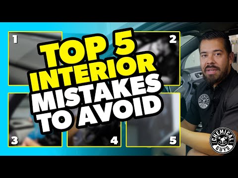 Avoid These 5 Car Interior Detailing Mistakes for a Flawless Finish