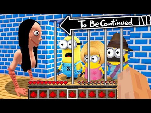 MINIONS ESCAPED FROM MOMO in minecraft - Gameplay movie animations minecraft