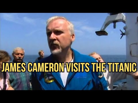 James Cameron and Tony Robinson visit the Titanic