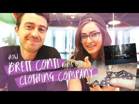 24歳で洋服の会社を経営！？| ブレット・コンティインタビュー (Running a clothing company at 24! | Interview with Brett Conti)