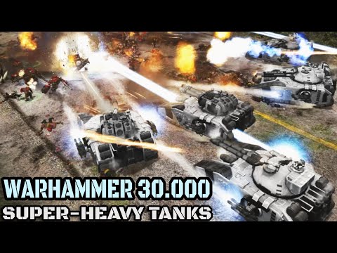 MEGA HEAVY TANKS vs Orks! - Warhammer 40K: Dawn of War: Soulstorm (Unification Mod)