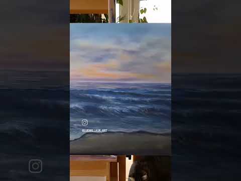 Sunset seascape 100 cm x 45 cm