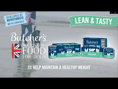Butcher's Dog Food 6sec advert Vet Recommended Lean & Tasty Sept22