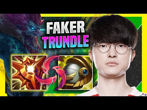 FAKER IS SO GOOD WITH TRUNDLE! - T1 Faker Plays Trundle Support vs Xerath! | Season 11