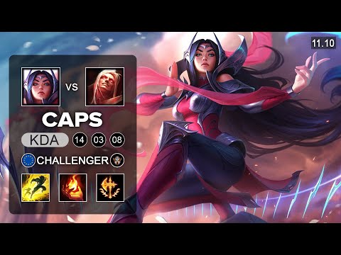 Caps Irelia Mid vs Vladimir Elite500 - EUW Challenger Patch 11.10