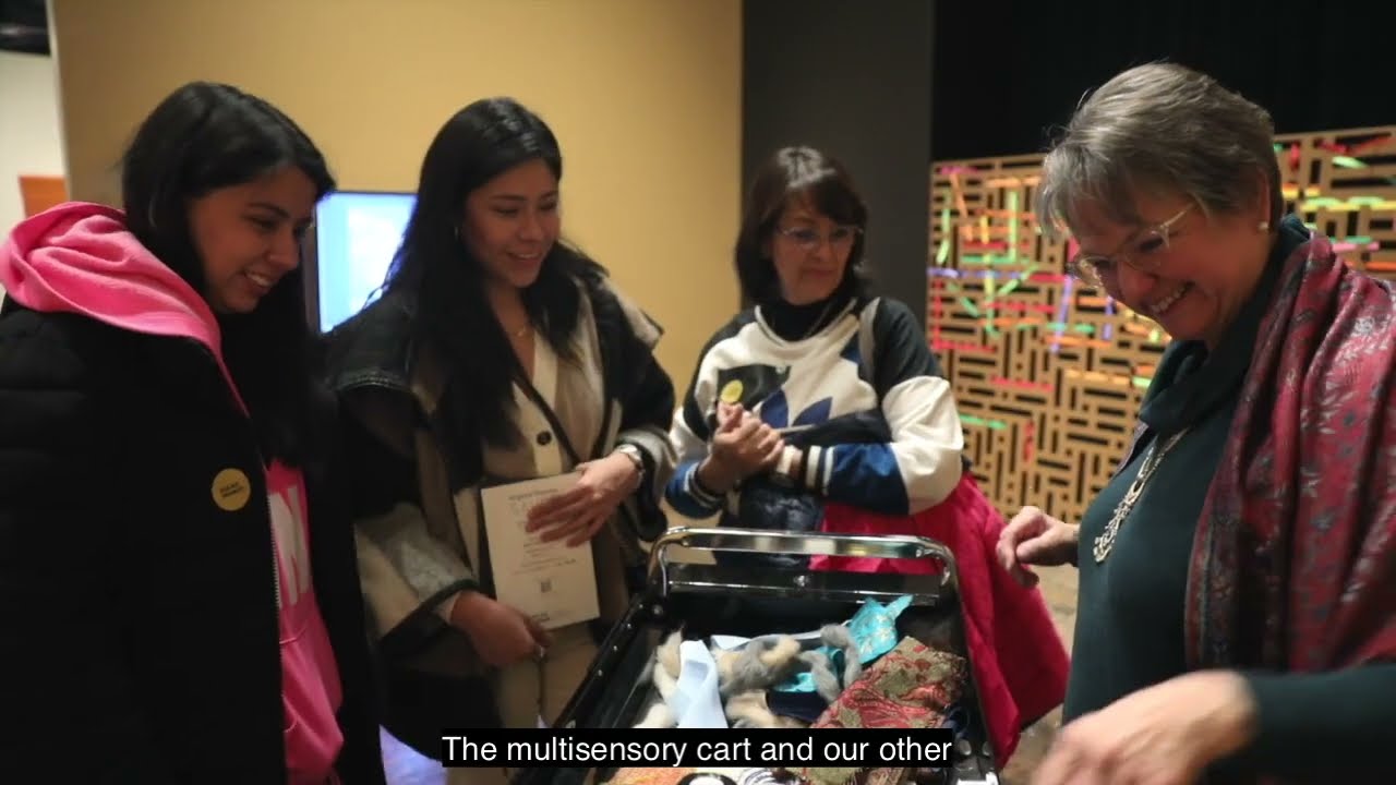 Accessibility and multisensory carts at The Frist Art Museum