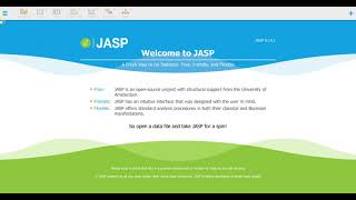 Анализ различий двух групп в JASP