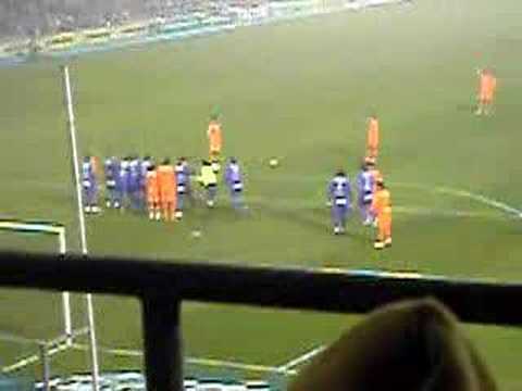 Xavi gol falta getafe