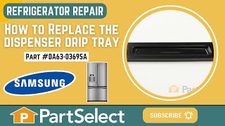 Samsung Refrigerator Repair: How to Replace the Dispenser Drip Tray
