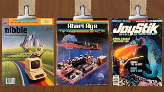 Displaying Retro Computer/Video Game Magazines