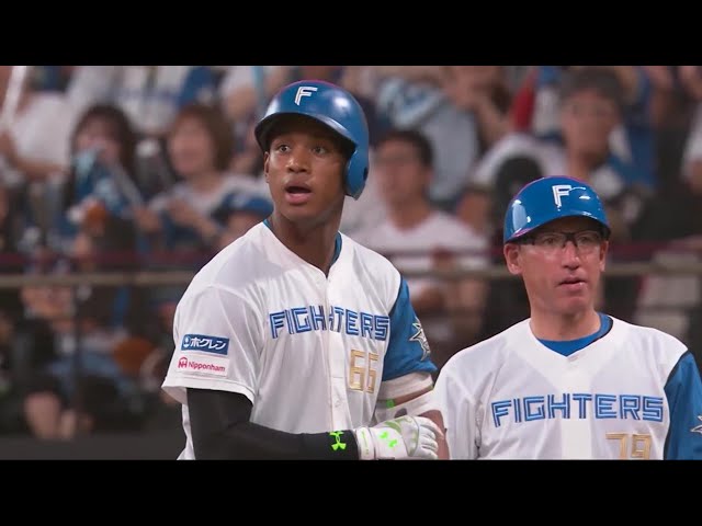 【5回裏】流れを呼び込めるか!! ファイターズ・万波中正 二遊間を破るタイムリーヒット!!  2023年9月9日 北海道日本ハムファイターズ 対 埼玉西武ライオンズ