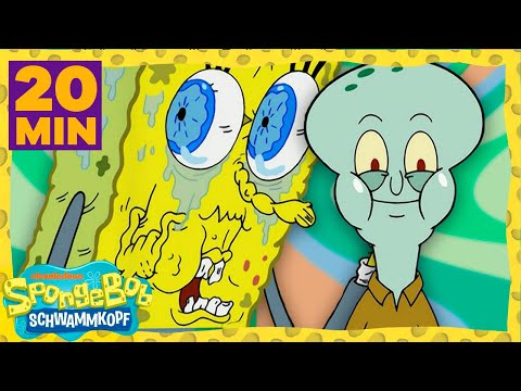 SpongeBob | Die witzigsten Alter Egos von SpongeBob & Patrick, 20 Minuten lang! | SpongeBob
