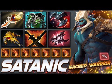 Satanic Huskar Sacred Warrior - Dota 2 Pro Gameplay [Watch & Learn]