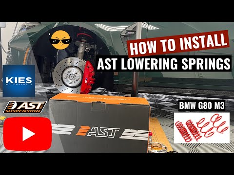 How to Install AST Lowering Springs PART 1 | BMW G80 M3