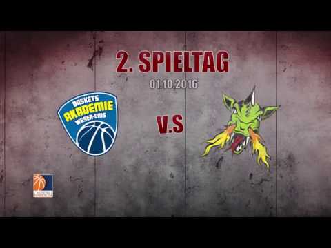 2. Spieltag | 01.10.2016 | Baskets Akademie Weser-Ems/OTB - Artland Dragons