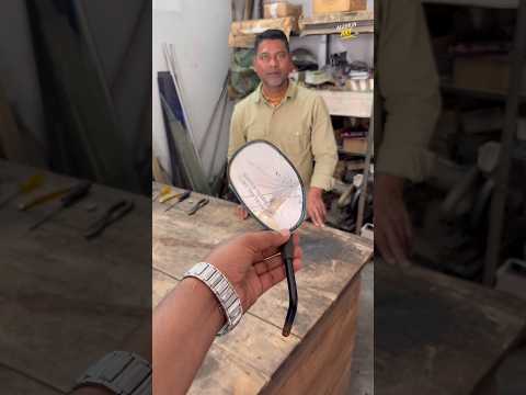Changing Broken Bike Mirror Amazing skill. #foryou #viral #shorts