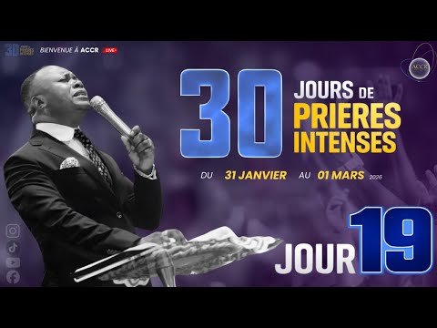 30 JOURS DE PRIÈRES - JOUR 19 I MERCREDI 18 FÉVRIER 2026 I ÉVANGÉLISTE JP MAKANZU