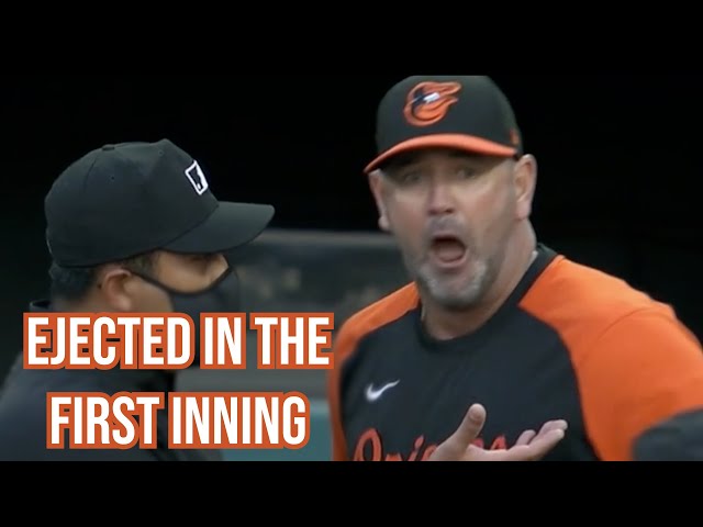 Orioles Manager did not think he should be ejected, a breakdown