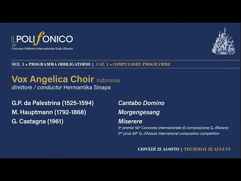Vox Angelica Choir: Category I Compulsory Programme Performance @ Il Polifonico 2024