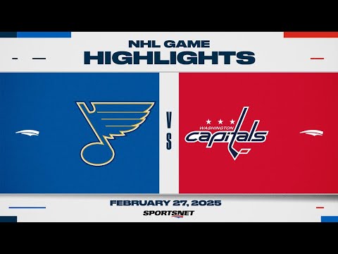 NHL Highlights | Blues vs. Capitals - February 27, 2025