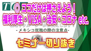 【セミナー】メキシコ就職の際の注意点【メキシコの就職事情を現地リクルーターがお伝えします！】