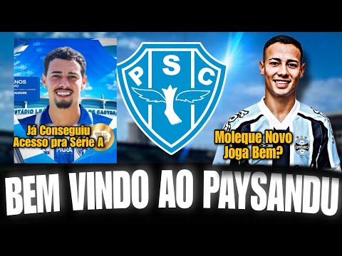 The board has just confirmed it!! Paysandu has signed another player!! Is he any good?