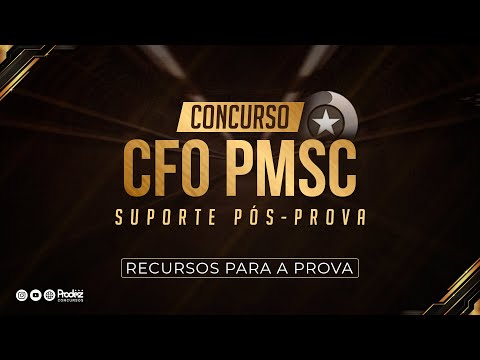 CFO PMSC | Recursos para a Prova