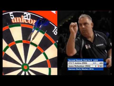 2016 German Darts Masters Round 2 T.Jenkins vs Richardson