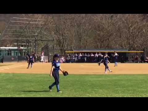 Peightyn Schwartz pitching vs Pottsville 4-26-18