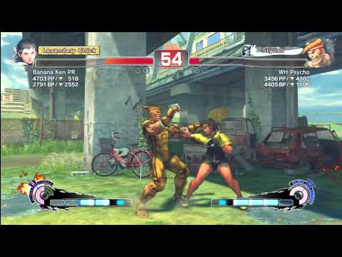 SSF4 AE 2012 Ranked Match - WH Psycho (Adon) Vs Banana Ken PR (Sakura)