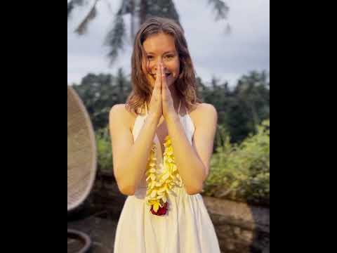 Patricia from Poland speaking about her yoga training journey