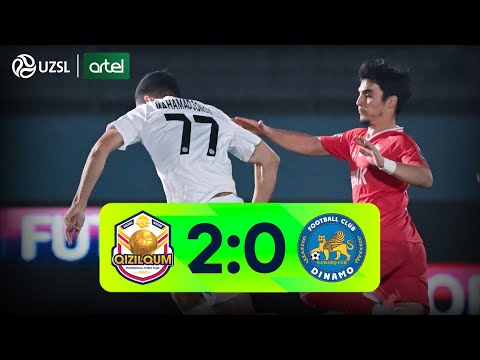 Superliga 26-tur. Qizilqum - Dinamo bahsida kiritilgan gollar va xavfli vaziyatlar (Highlights)