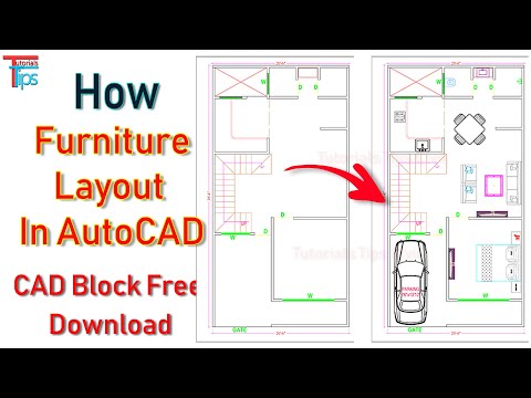 How To Layout Furniture In Plan | About CAD Blocks |...