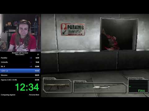 Resident Evil Survivor NG+ Speedrun World Record in 33:18 RTA (35:39 IGT)
