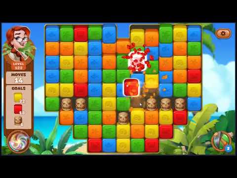 Lost Island Blast Adventure Level 122 - NO BOOSTERS 🏝️ | SKILLGAMING ✔️