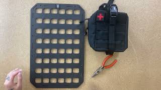 HOW TO INSTALL - MEDICAL TEAR AWAY POUCH - ON RMP™ [RIGID MOLLE PANEL]