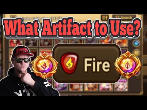 (Fire Units) What Artifacts to Use! With Timestamps! - Summoners War