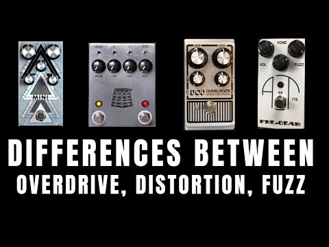 Overdrive Distortion Fuzz Differences Between and How to set up Pedals
