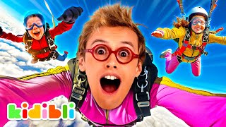 Discover Skydive with World Champions! | Educational Videos for Kids | Kidibli