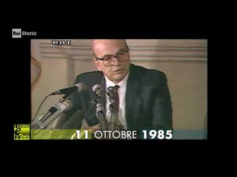 §.151/** (crisi diplomatiche) 11 ottobre 1985 ITALIA-USA `"Affaire" Sigonella, Craxi VS. Regan