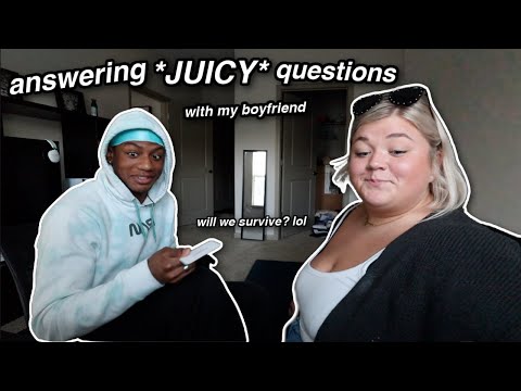 ANSWERING *JUICY* QUESTIONS WITH MY BOYFRIEND
