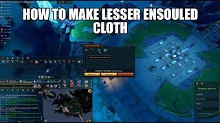 How to make lesser ensouled cloth | Runescape 3
